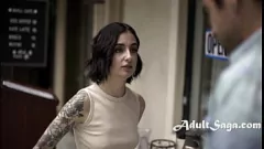 play Skinny Teen tatoued Barista's Anal Première fois avec Lucky Fate