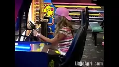 play Public Teen Masturbation: Little April's Arcade Toalets